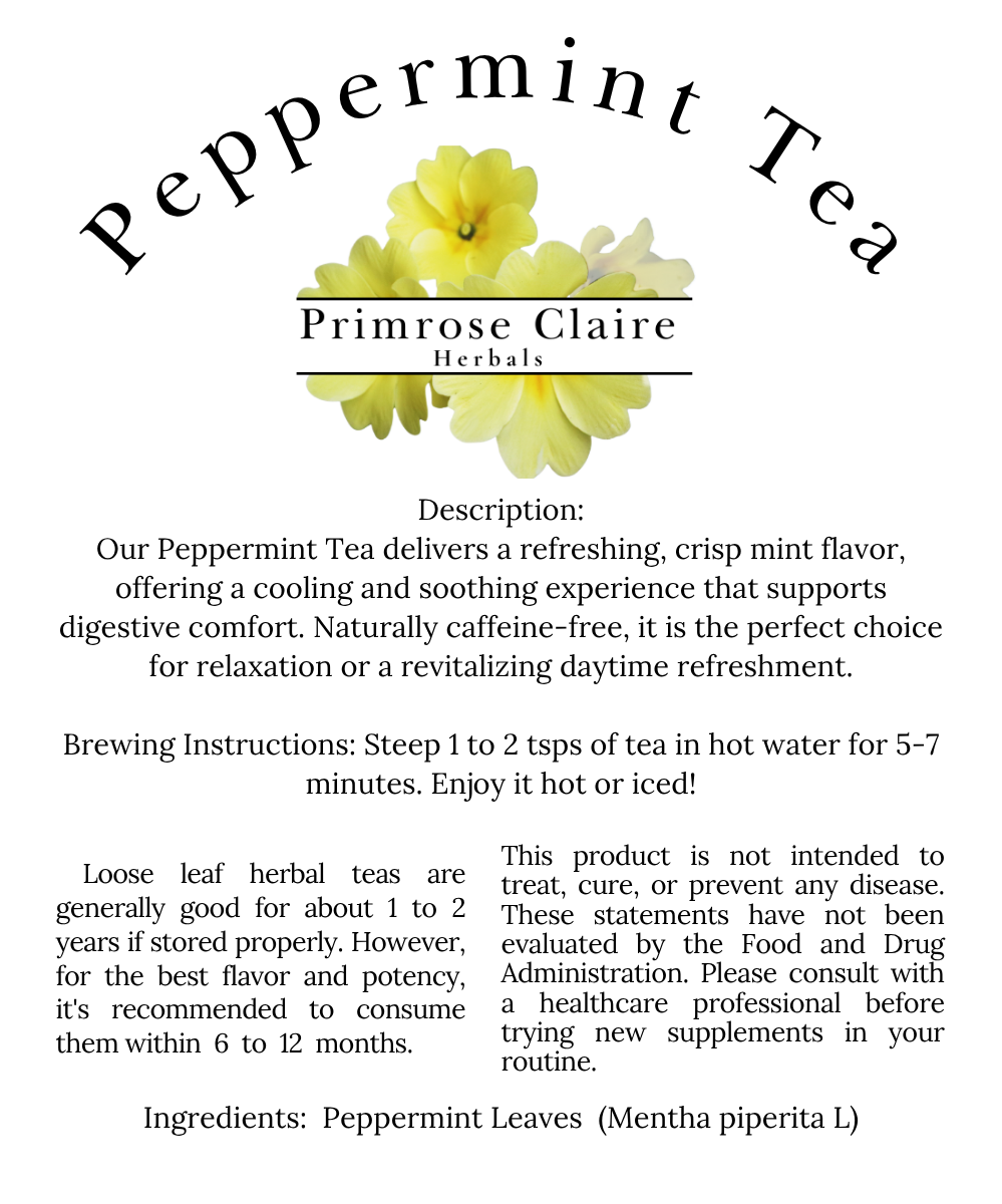 Peppermint Tea (Loose Leaf)
